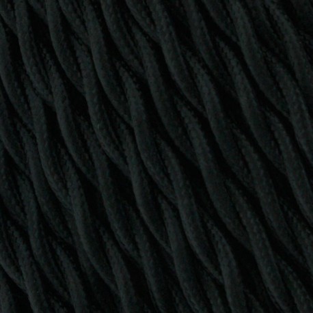 Compra tu cable textil vintage trenzado negro en Rivas Vaciamadrid